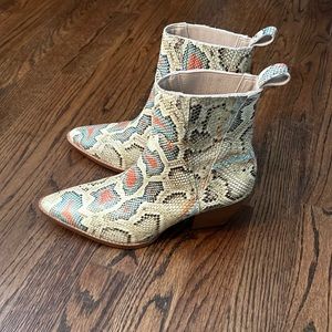 Matisse Snake Skin Boots